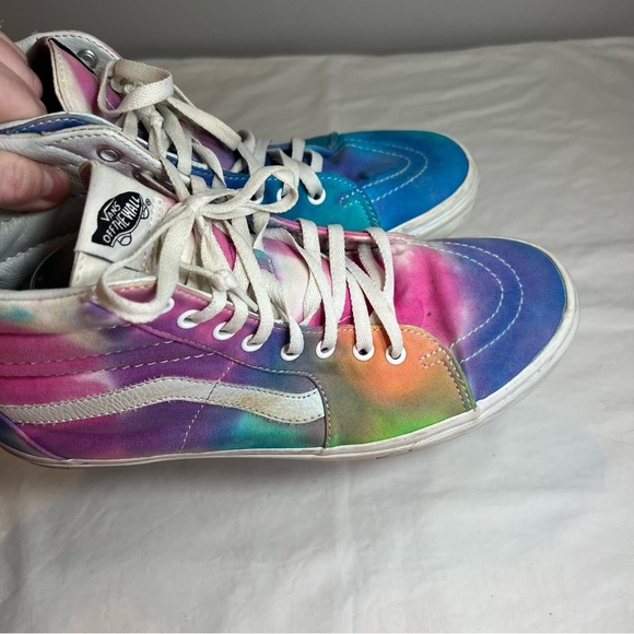 Vans rainbow tie dye Sk8 Hi high tops size 11.5 - Picture 6 of 9